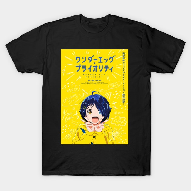 Wonder Egg Priority T-Shirt by vesterias